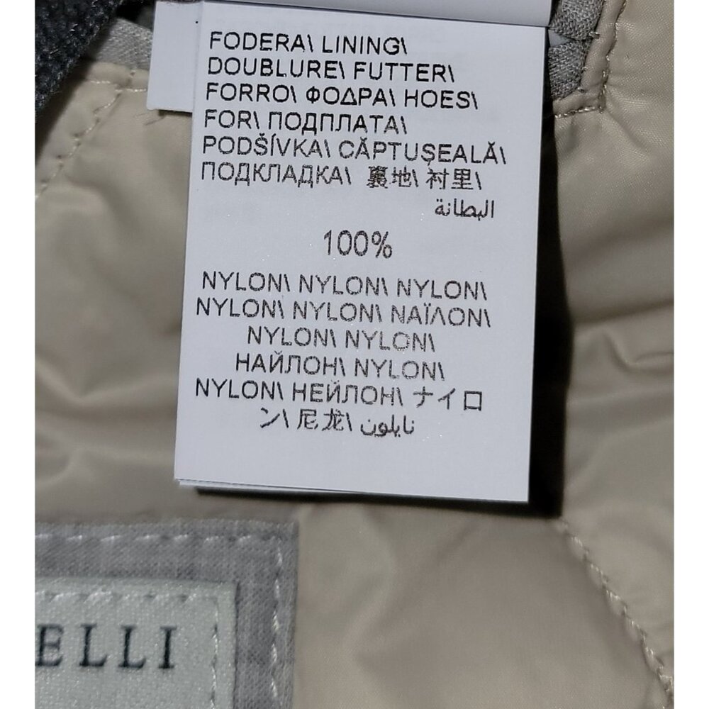 Brunello Cucinelli plaid-check padded jacket - Men's Size 50 - Made in Italy - Picture 14 of 16